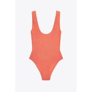 ZARA TEXTURED SWIMSUIT